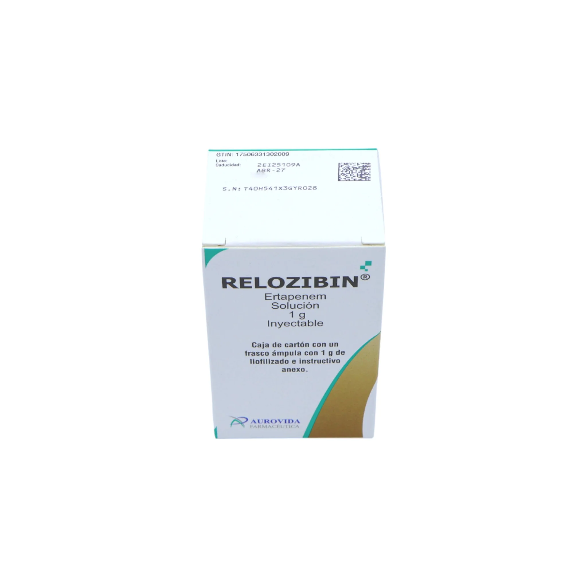 Relozibin Ertapenem 1 g, solución - Image 3