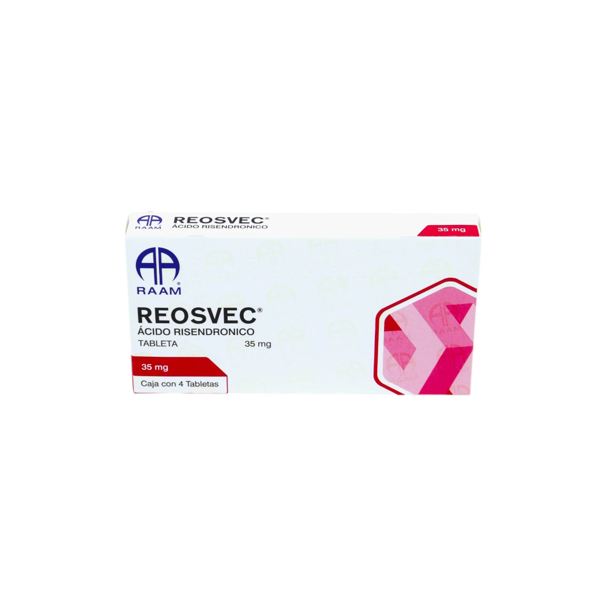 Reosvec Ácido Risedrónico 35 mg, 4 Tabletas - Image 3