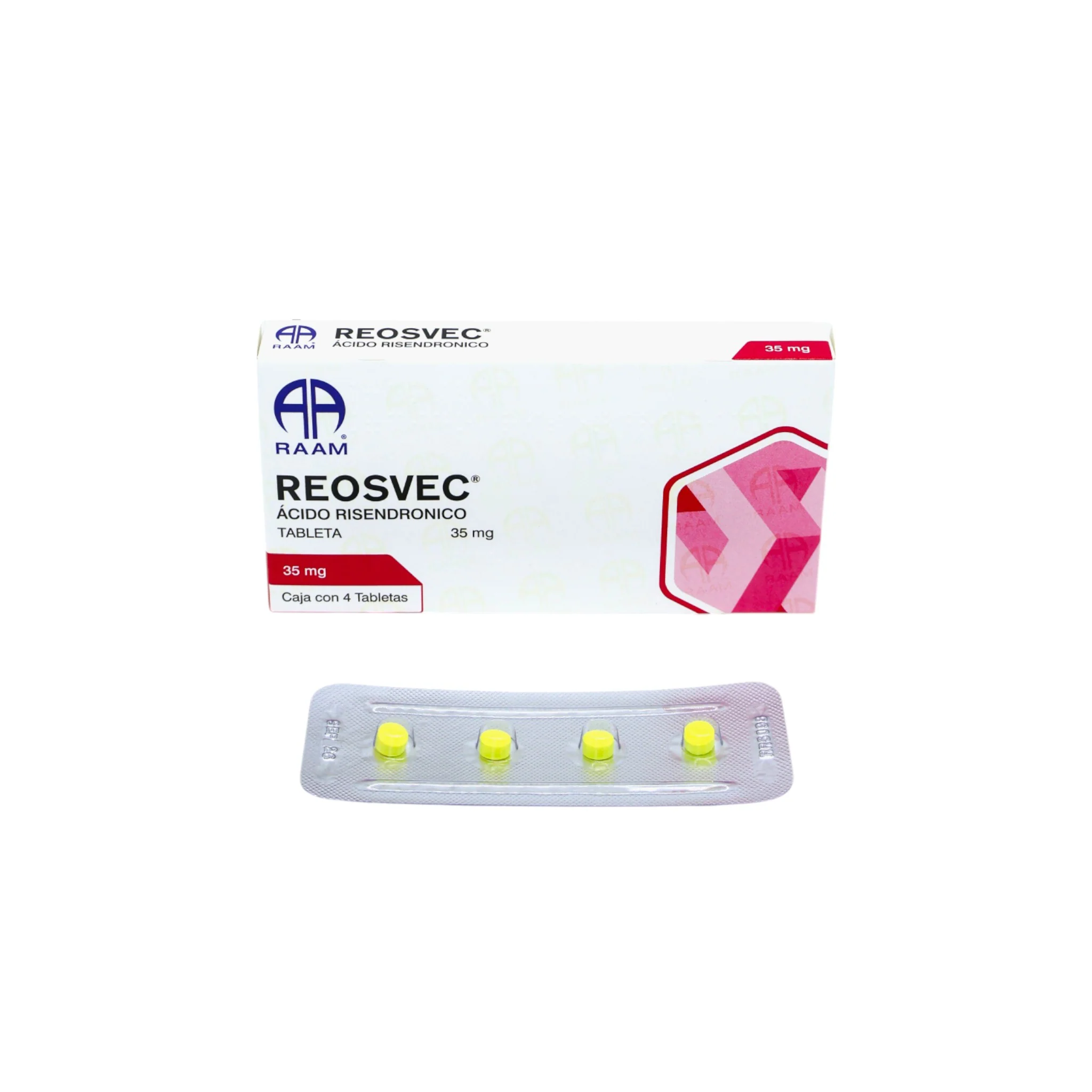 Reosvec Ácido Risedrónico 35 mg, 4 Tabletas - Image 5