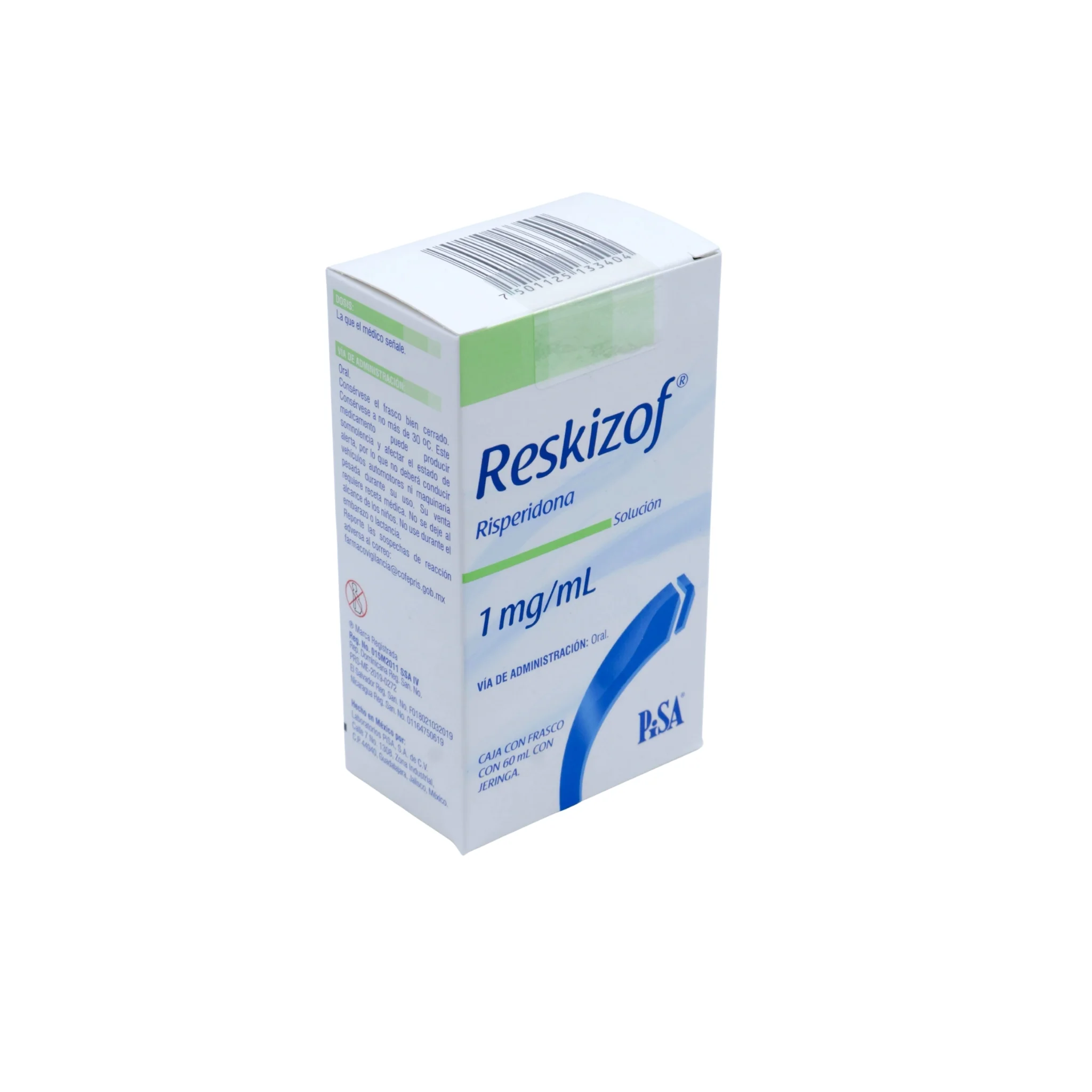 Reskizof Risperidona de 1mg/ml envase C/60 mL - Image 2