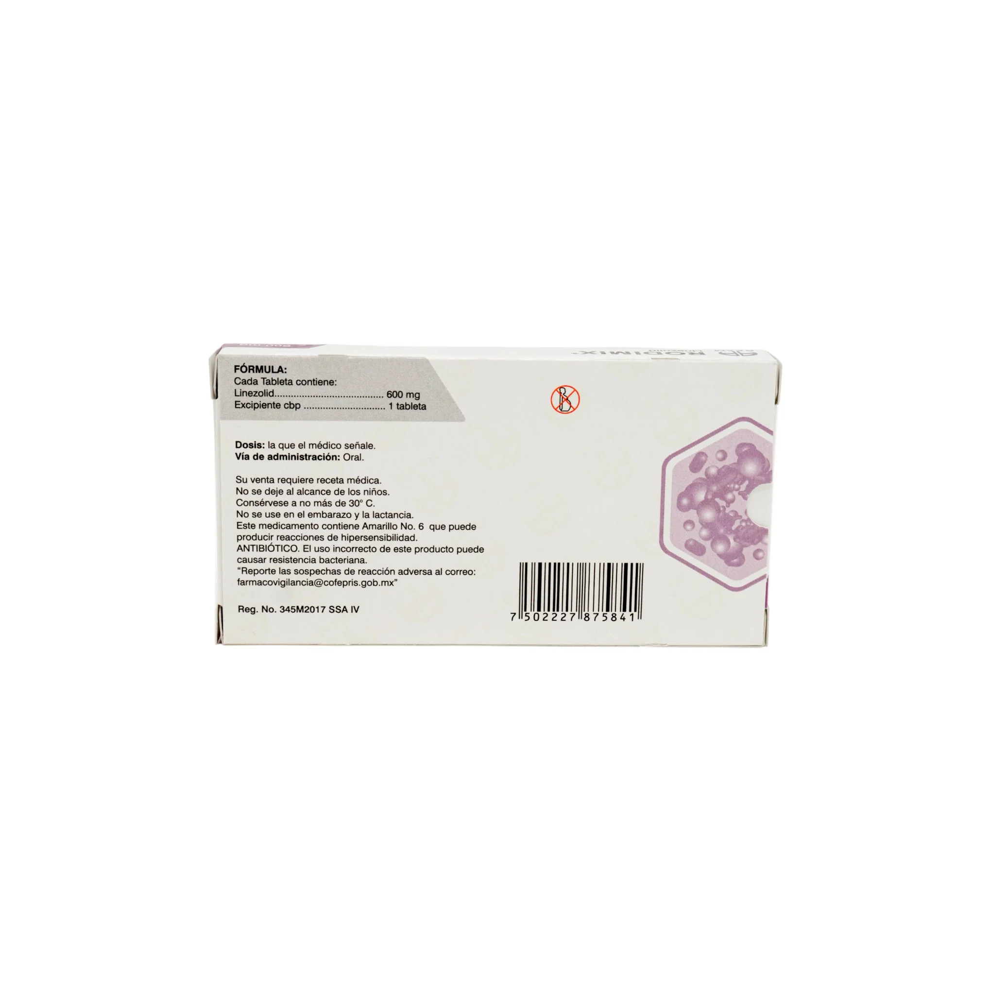 Rodimix Linezolid 600 mg, 10 Tabletas - Image 4