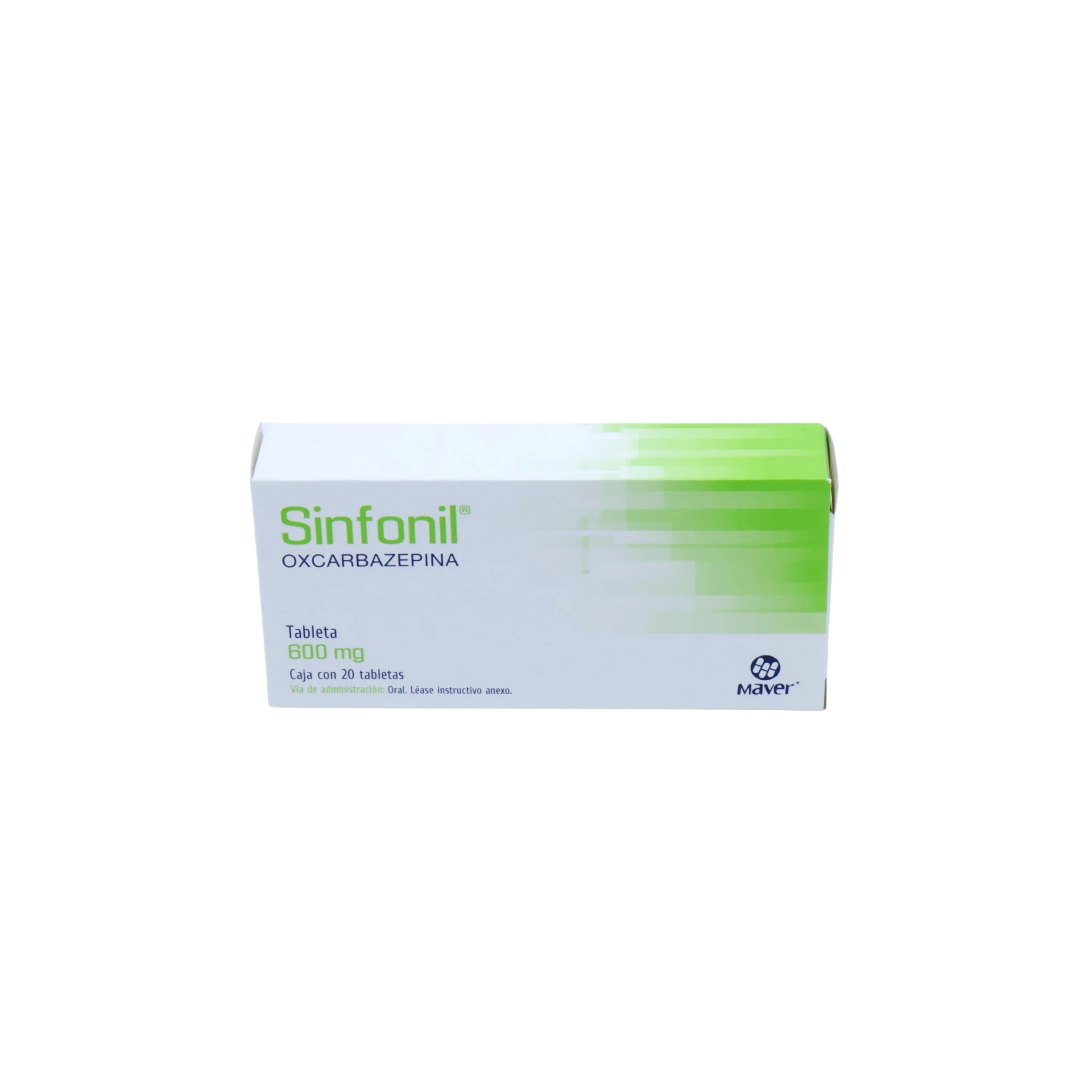 Sinfonil Oxcarbazepina de 600 mg Caja C/20 - Image 3