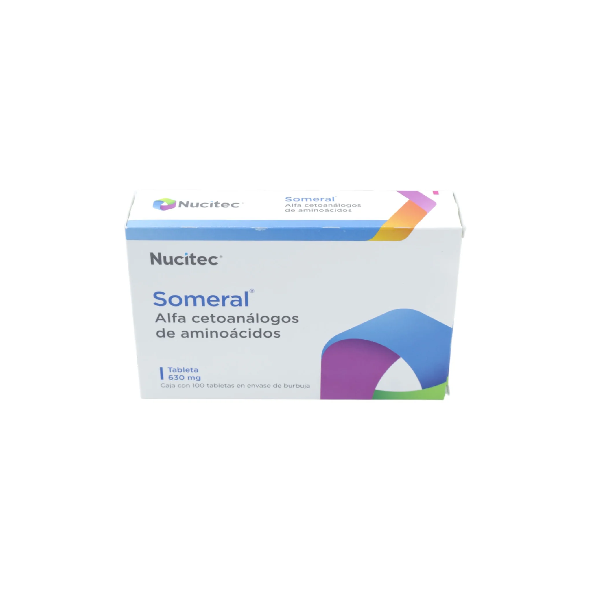 Someral Alfa cetoanálogos de aminoácidos 630 mg, 100 tabletas - Image 3
