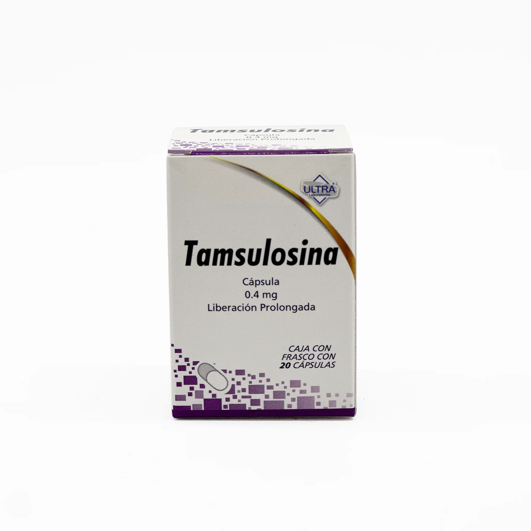Tamsulosina 0.4 mg, 20 Cápsulas