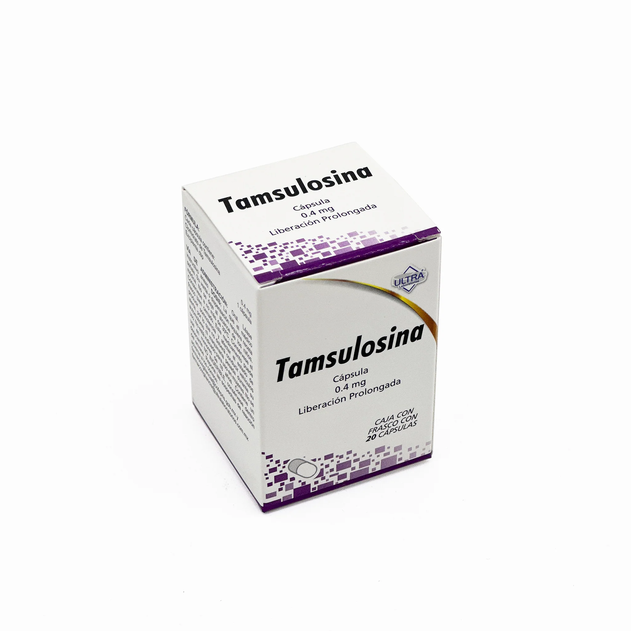 Tamsulosina 0.4 mg, 20 Cápsulas - Image 2