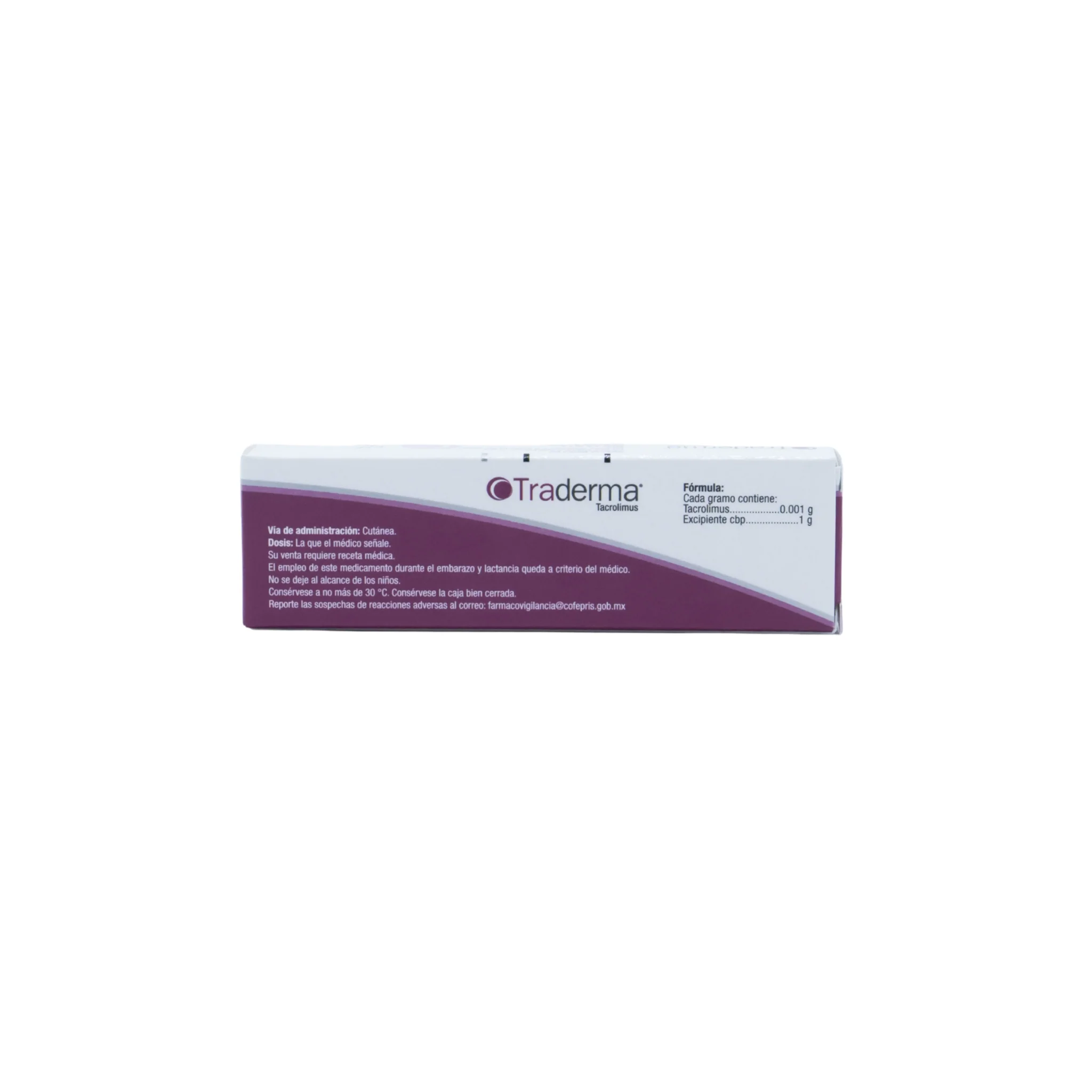 Traderma Tacrolimus Ungüento 0.1%, Caja con tubo con 10 g - Image 4