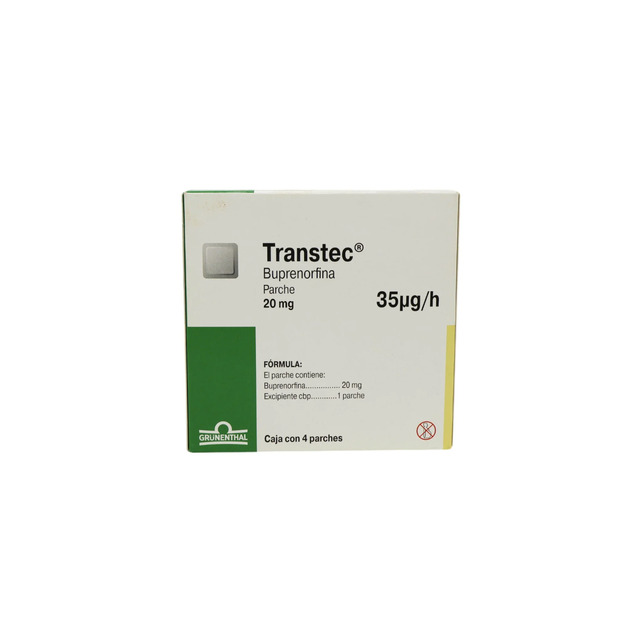Transtec 20 mg Caja con 4 parches - Image 4