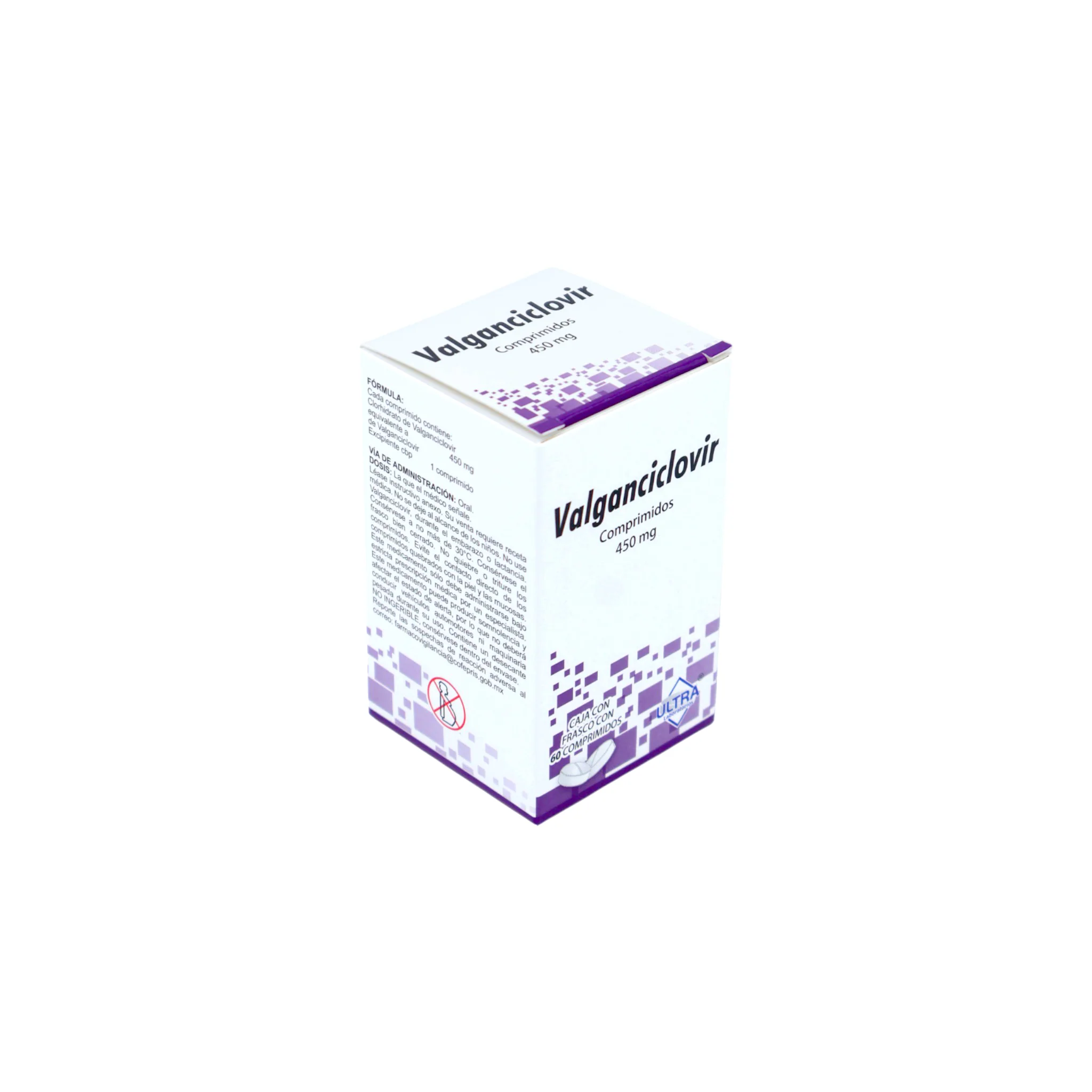 Valganciclovir 450 mg, 60 Comprimidos - Image 2