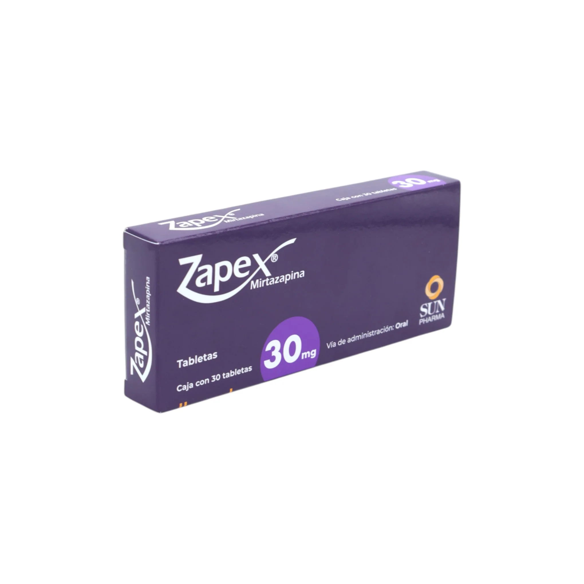 Zapex Mirtazapina 30 mg, 30 tabletas - Image 2