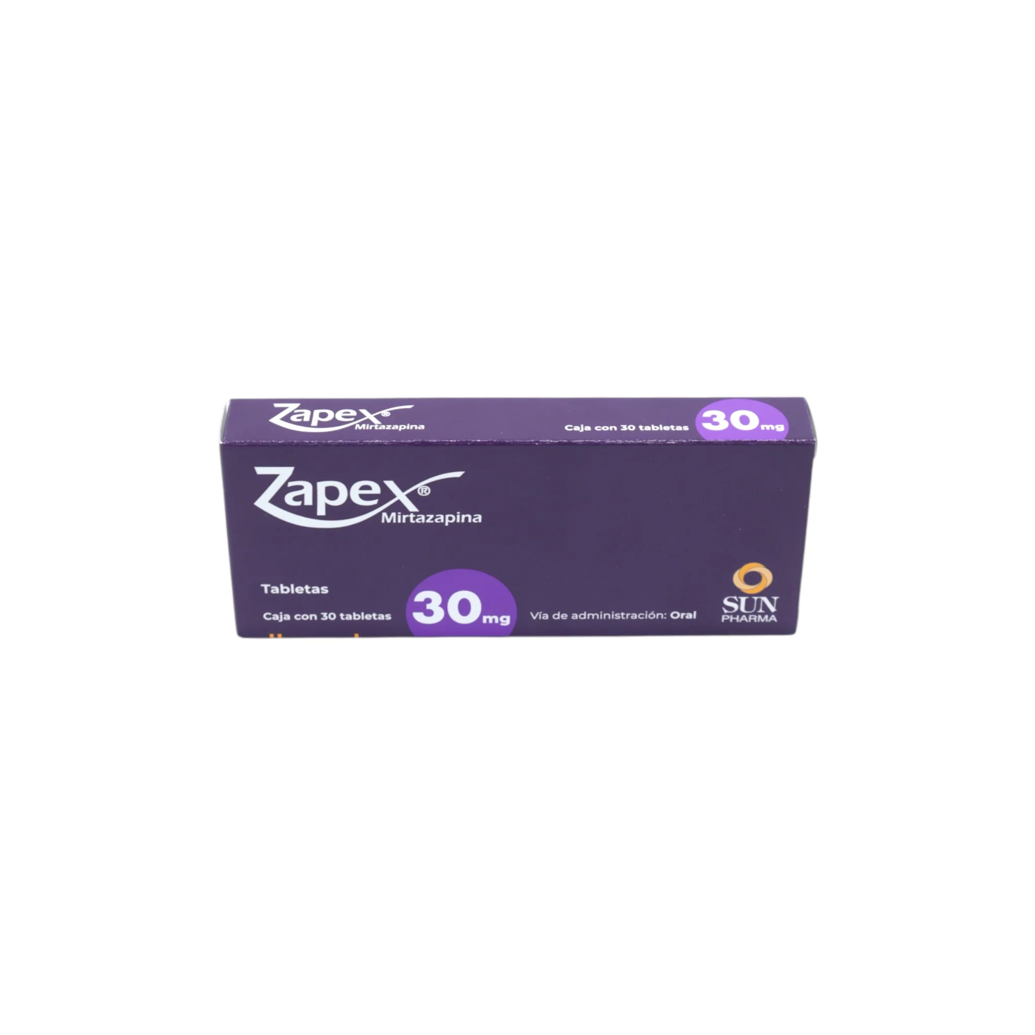 Zapex Mirtazapina 30 mg, 30 tabletas - Image 3
