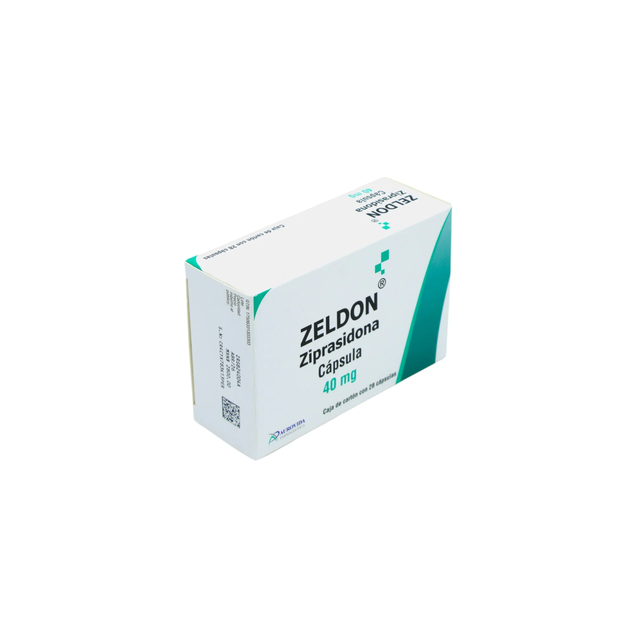 Zeldon Ziprasidona 40 mg, 28 Cápsulas - Image 2