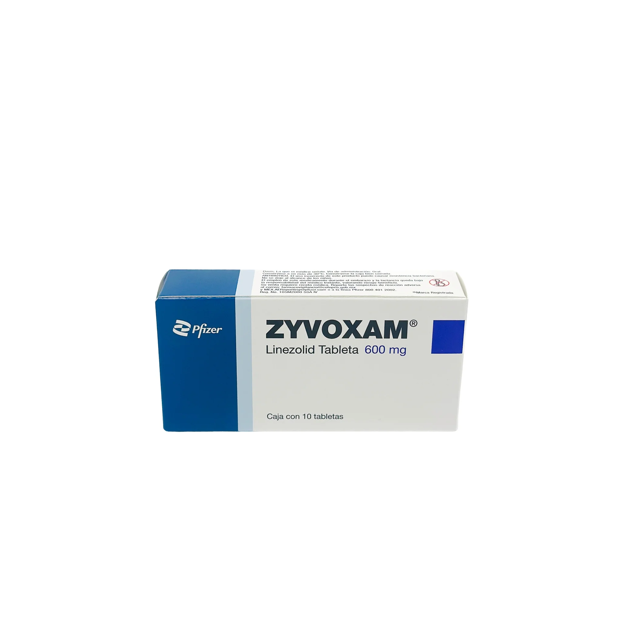 Zyvoxam 600 mg Oral 10 tabletas - Image 3