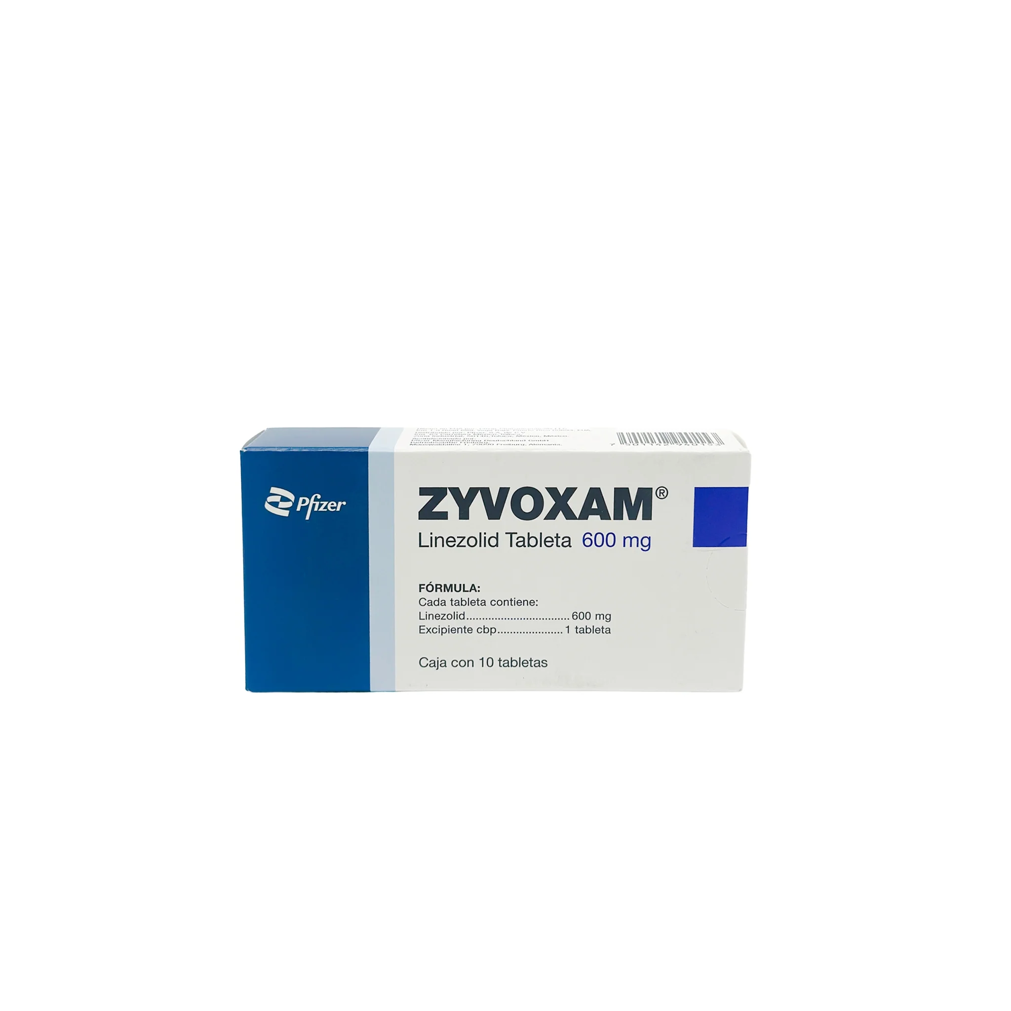 Zyvoxam 600 mg Oral 10 tabletas - Image 4